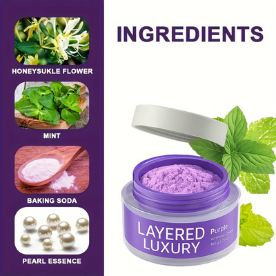 Layered Luxury PureGlow™ Powder Brighten Instantly. Smile Confidently.