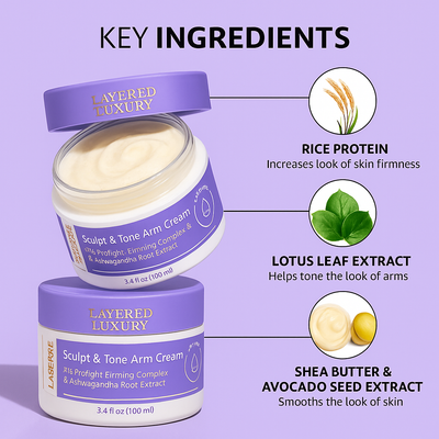 Sculpt & Tone Arm Cream with 7% Pro Tight Firming Complex & Ashwagandha Root Extract