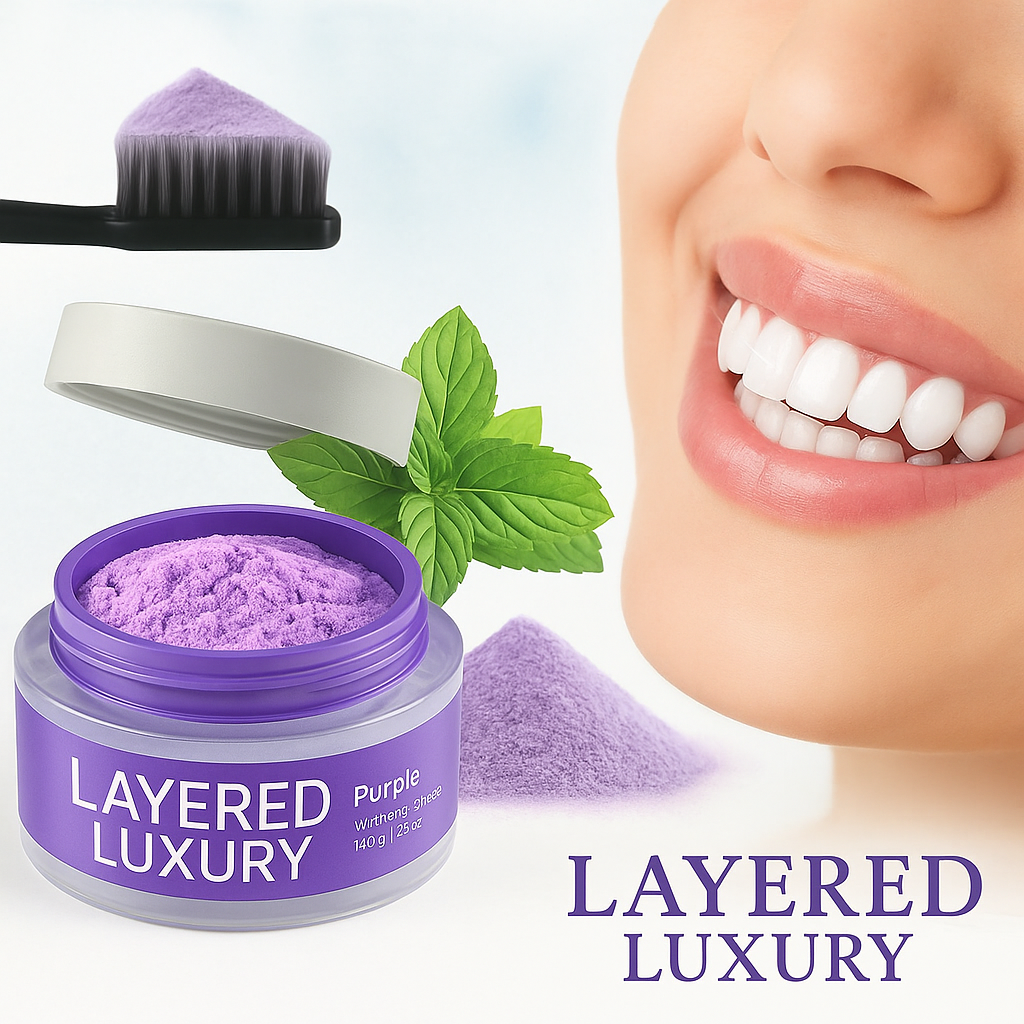 Layered Luxury PureGlow™ Powder Brighten Instantly. Smile Confidently.