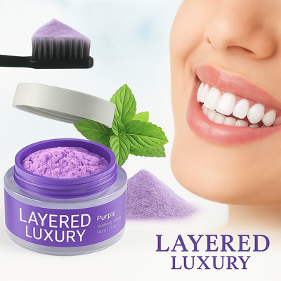 Layered Luxury PureGlow™ Powder Brighten Instantly. Smile Confidently.
