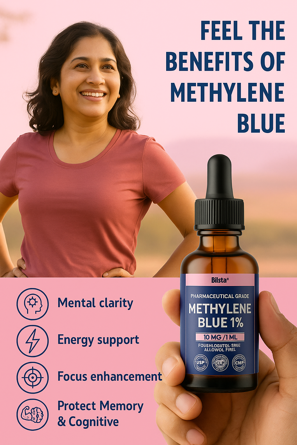 Layered Luxury - USP Grade Methylene Blue