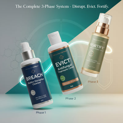 THE CLEAR FORTRESS™ - 3-Phase Folliculitis Defense System