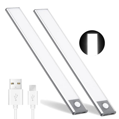 Rechargeable Automatic Motion Sensor LED Light ( Pack Of 2 )