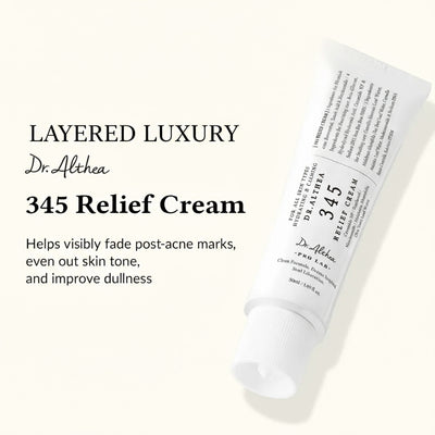 DermaRelief - 345 Relief Cream | 3x Faster Recovery From Acne, Stress, and Pollution.
