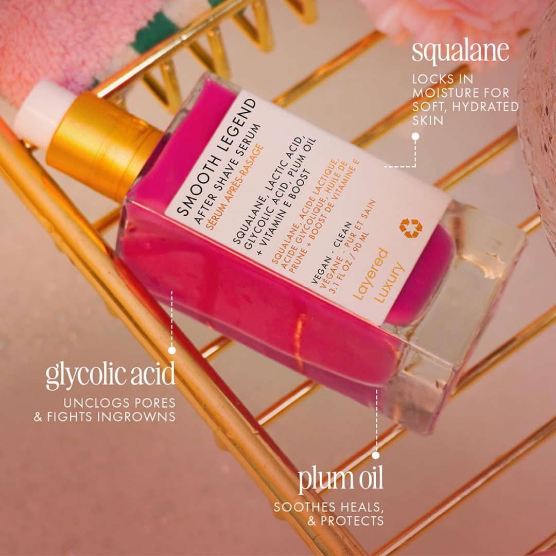 Post-Shave Ingrown Defense Serum | 48 hours of hydration, 0 irritation. | Prevents Ingrown Hairs