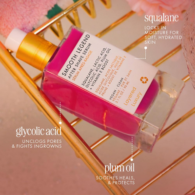 Post-Shave Ingrown Defense Serum | 48 hours of hydration, 0 irritation. | Prevents Ingrown Hairs